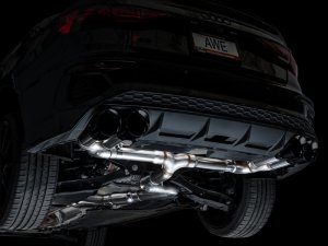 Audi S3 Performance Exhaust - AWE Tuning - Track Edition, Cat Back - Diamond Black - `22-`24